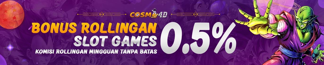 BONUS ROLLINGAN SLOT UP TO 0.5%