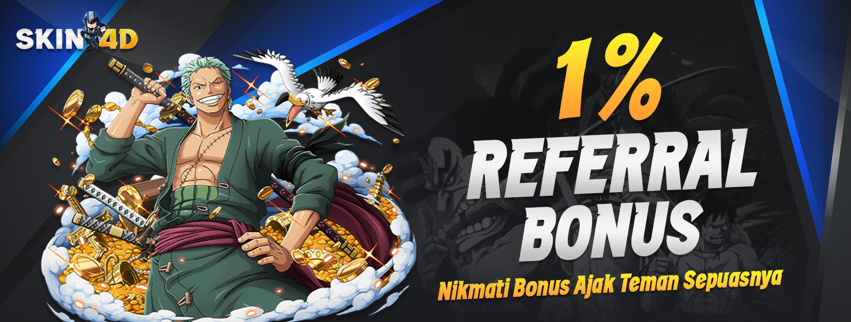 REFERRAL BONUS UP TO 1%